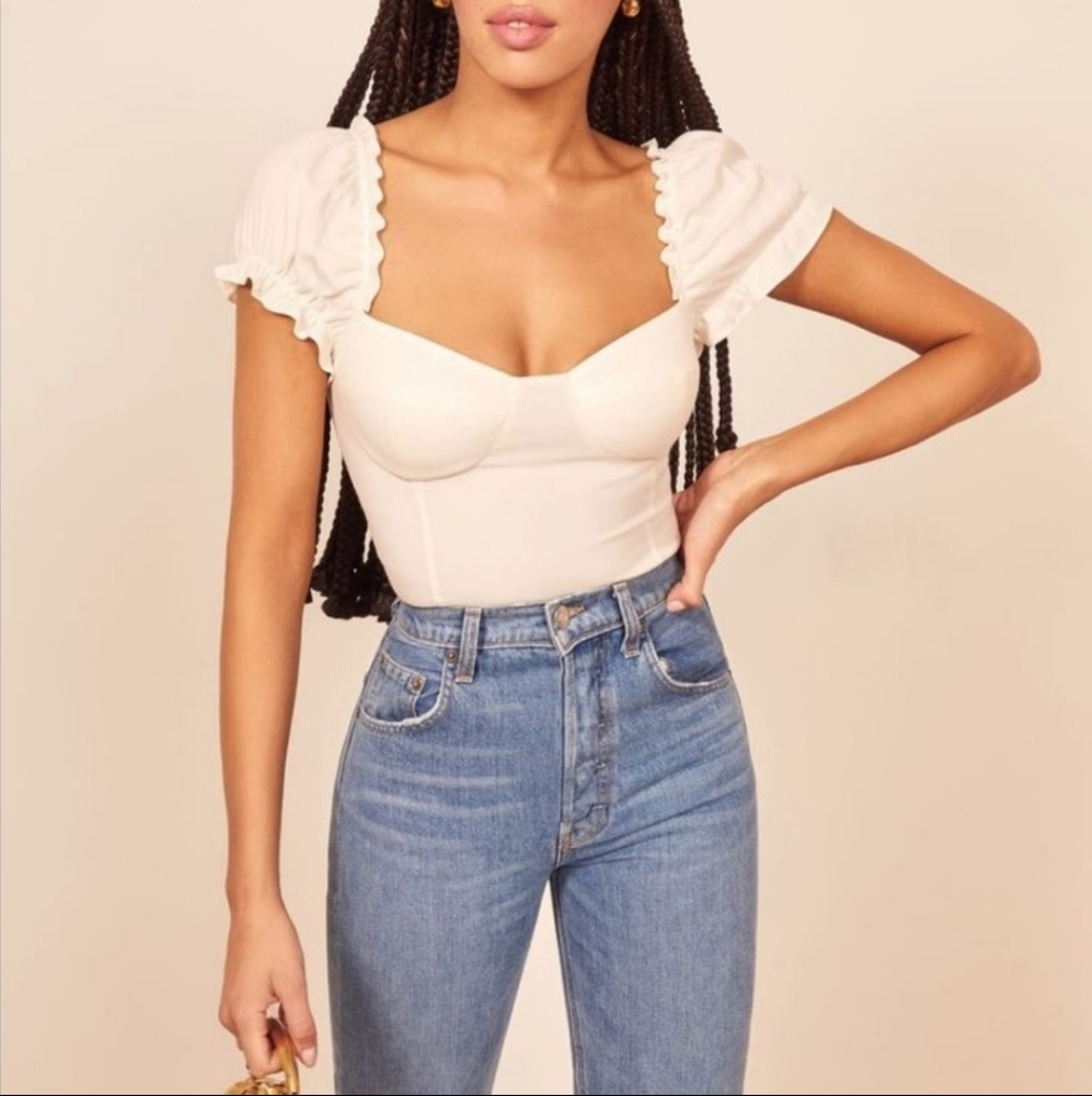 Reformation Jewel top size 4